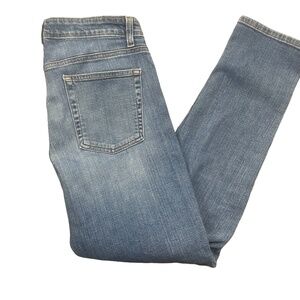 Eileen Fisher 6‎ Jeans Zipper Skinny Cotton Blend Denim